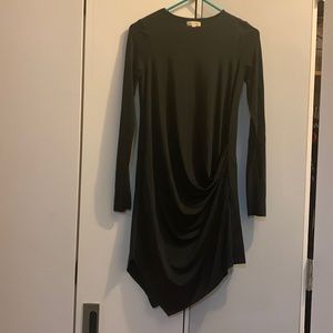 Black long sleeved dress
